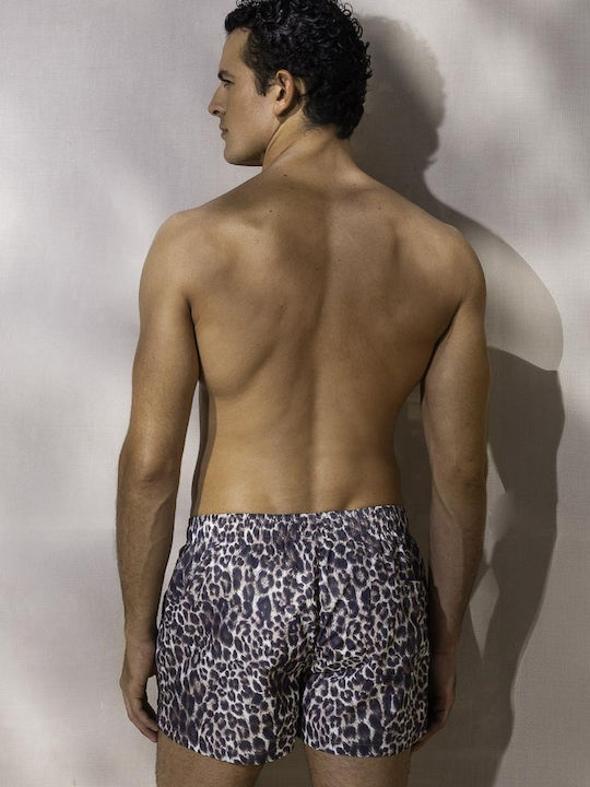 Men's Swimwear Shorts Animal Print with Designs