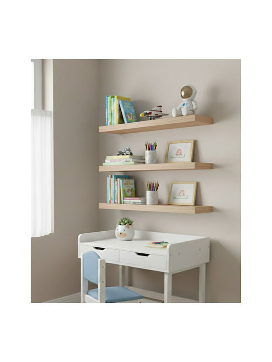 Ράφια Τοίχου Mdf (3τμχ) 60x15x15εκ.