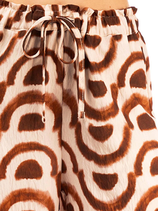 Women's Fabric Trousers One Color
