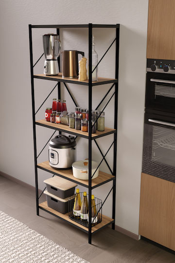 SteweHome Bibliothek Braun 60x25x150cm