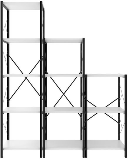 Етажерка Бяла 120x30x151см