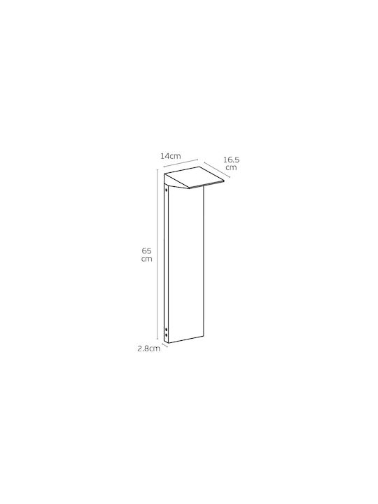 VK Lighting Φωτιστικό Δαπέδου LED 10W 65cm