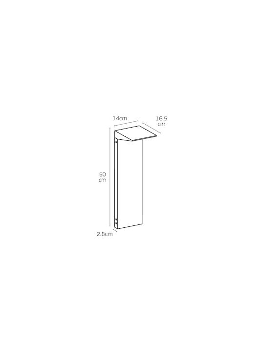 VK Lighting Φωτιστικό Δαπέδου LED 10W 50cm