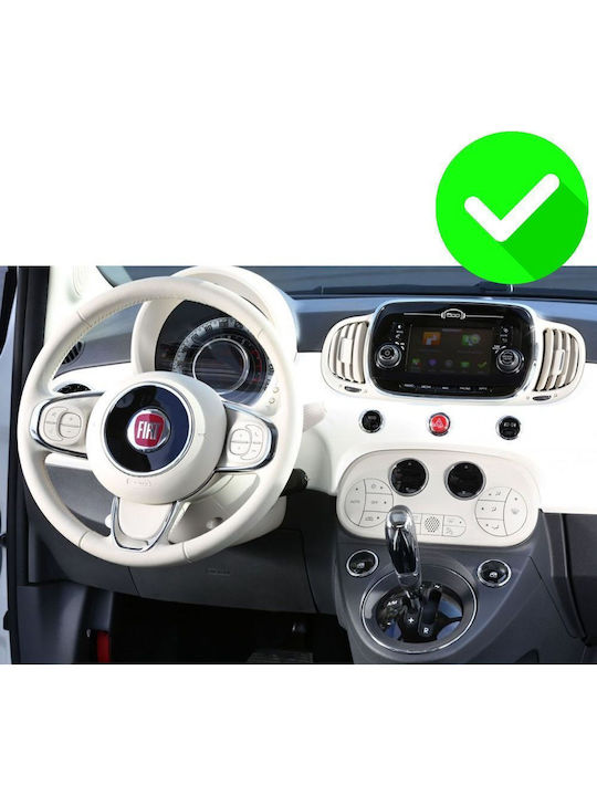 Carmedia Ηχοσύστημα Αυτοκινήτου για Fiat 500 2016 (Bluetooth/USB/WiFi/GPS/Apple-Carplay/Android-Auto) με Οθόνη Αφής 9"