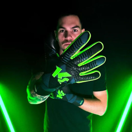 KEEPERsport Γάντια Τερματοφύλακα Ενηλίκων Μαύρα