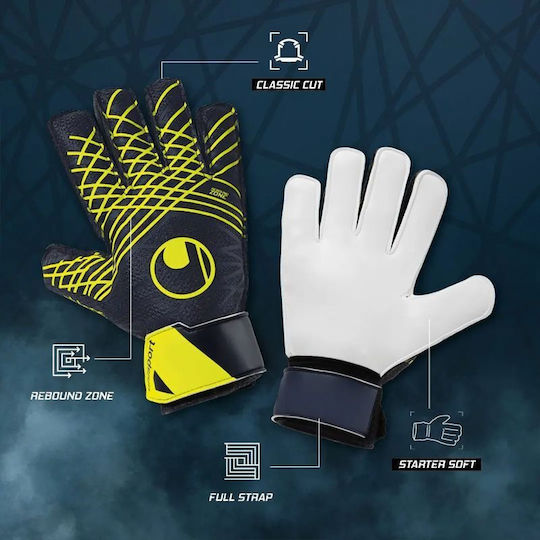 Uhlsport Soft Γάντια Τερματοφύλακα Ενηλίκων Μπλε