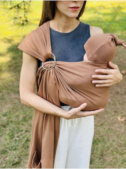 SteweHome Μάρσιπος Sling Ring Καφέ
