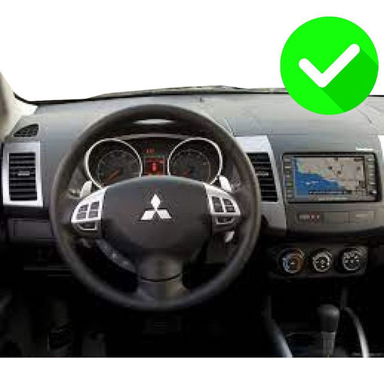 Carmedia Автомобилна Аудио Система за Peugeot 4007 Mitsubishi Outlander Citroen C-Crosser 2007 (Bluetooth/USB/Wi-Fi/GPS/Apple CarPlay/Android Auto) с Touch Screen 9"