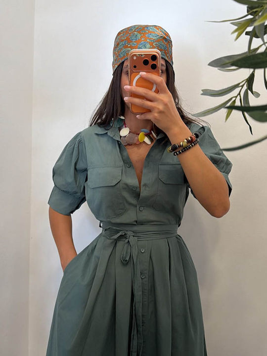 Rochie Midi Verde