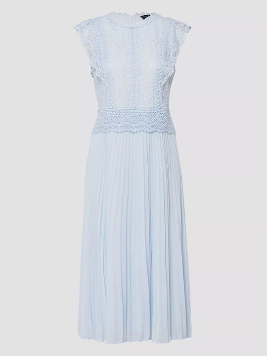 Summer Midi Dress Light Blue