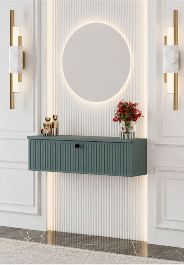 Wooden Khaki Console L50xW26xH26cm Wooden Khaki Console L50xW26xH26cm