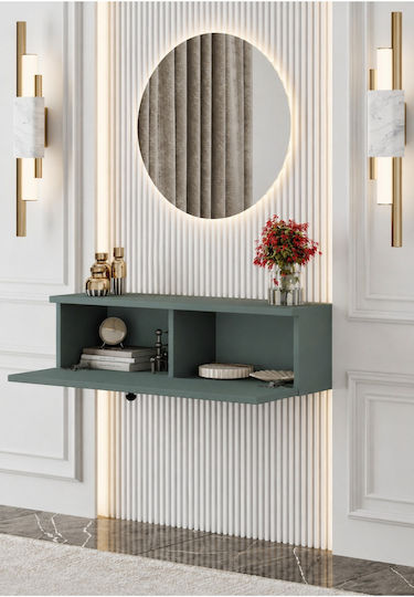 Wooden Khaki Console L50xW26xH26cm