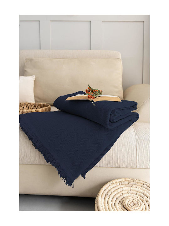 SteweHome SteweHome Dreisitzer-Sofa Wurf 180x315cm Blau