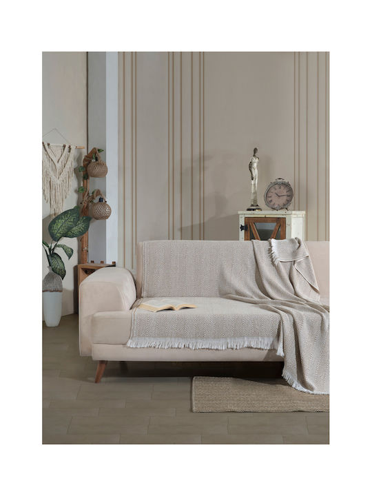 SteweHome Ριχτάρι Πολυθρόνας 150x200εκ. Κίτρινο