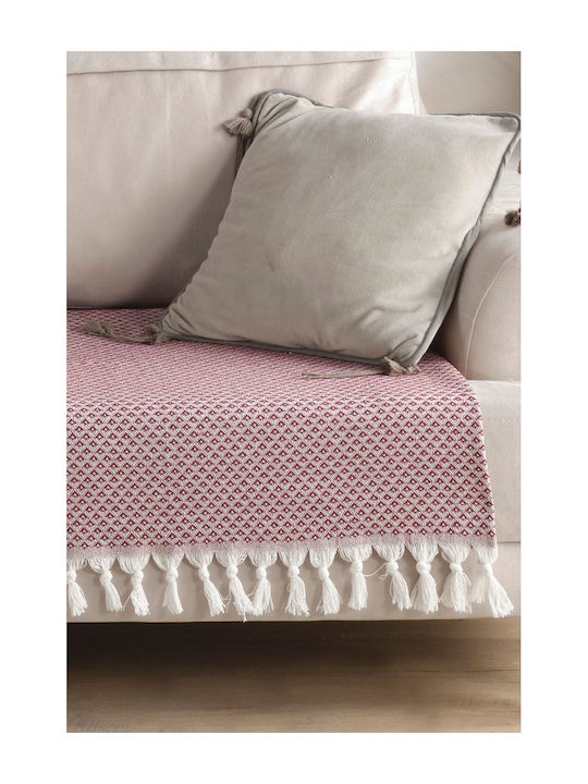 SteweHome Decken & Couchdecken Sesselüberwurf 115x201cm Burgundisch