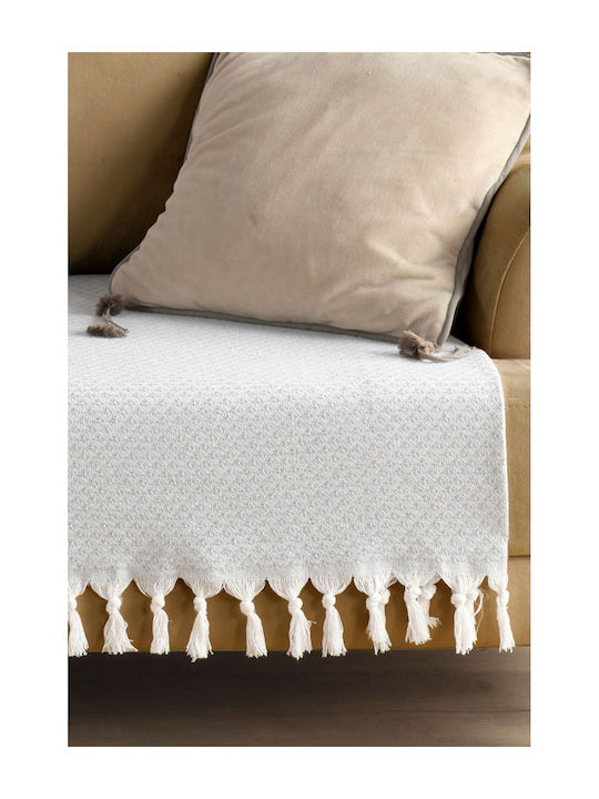 SteweHome Armchair Throw 115x201cm Gray