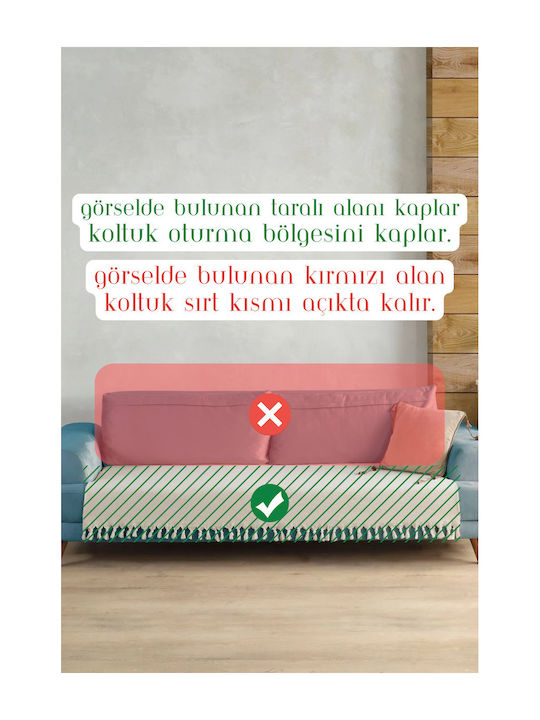 SteweHome Armchair Throw 115x201cm Gray