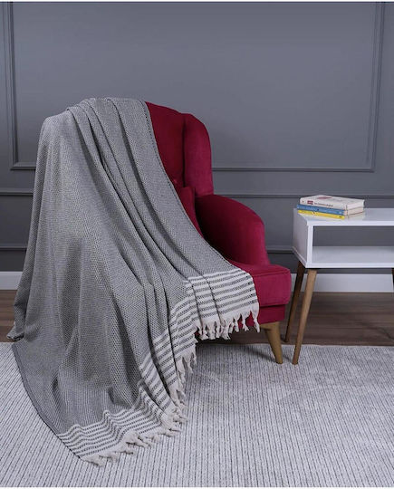 SteweHome Πολυθρόνας Π180xΜ215cm Γκρι