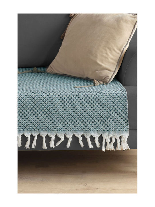 SteweHome Armchair Throw 115x201cm Green
