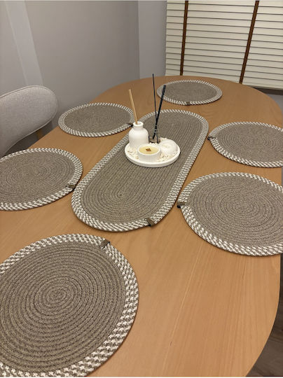 SteweHome Seturi De Masă Din Paie 80x30cm 6 Bucăți