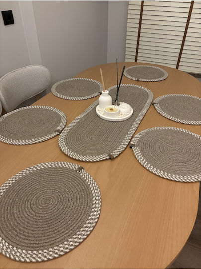 SteweHome Seturi De Masă Din Paie 80x30cm 6 Bucăți
