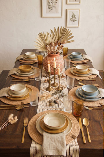 SteweHome Red Placemats 32x32cm 6 Pieces