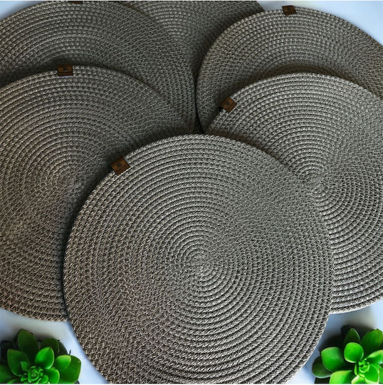 SteweHome Brown Placemats 32x32cm 6 Pieces