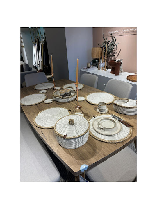 SteweHome Σουπλά Ψάθινο Μπεζ 33x33cm 15τμχ SteweHome Σουπλά Ψάθινο Μπεζ 33x33cm 15τμχ