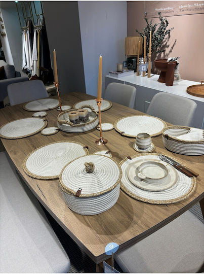 SteweHome Σουπλά Ψάθινο Μπεζ 33x33cm 15τμχ SteweHome Σουπλά Ψάθινο Μπεζ 33x33cm 15τμχ