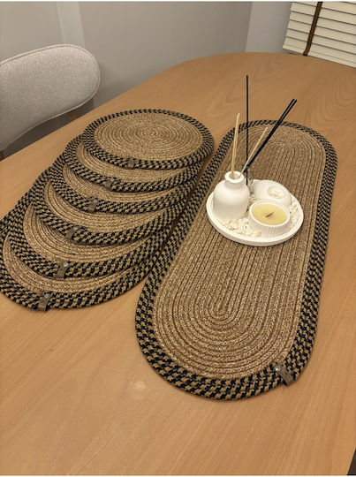 SteweHome Wicker Placemats 80x30cm 6 Pieces