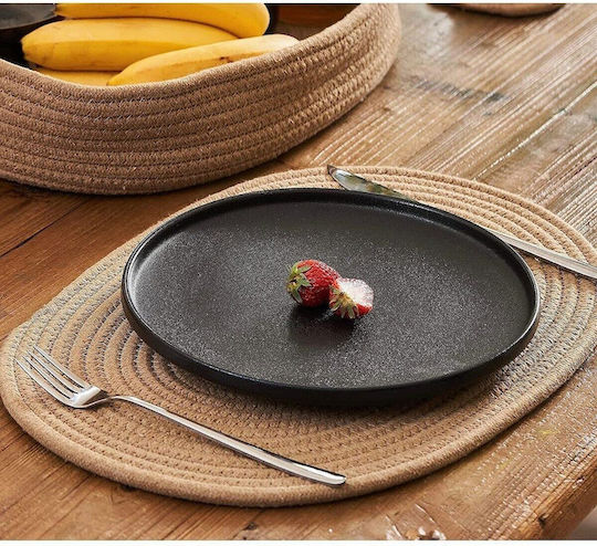 SteweHome Σουπλά Ψάθινο Γκρι 40x30cm 7τμχ SteweHome Σουπλά Ψάθινο Γκρι 40x30cm 7τμχ