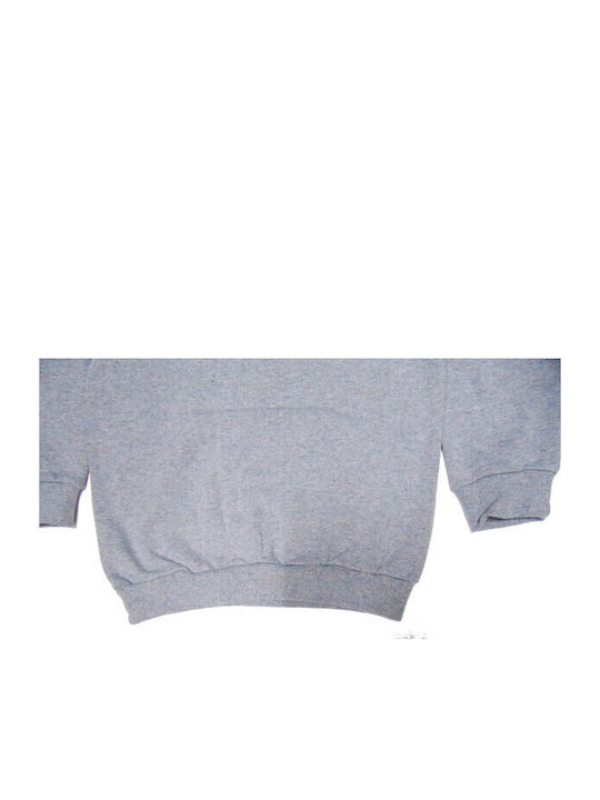 Fleece Παιδικό Φούτερ με Κουκούλα Λευκό