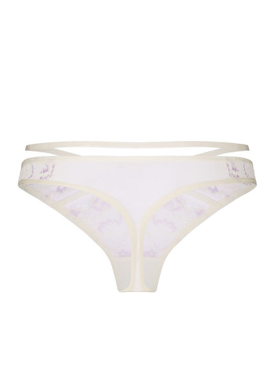 Wera Women's String with Lace White