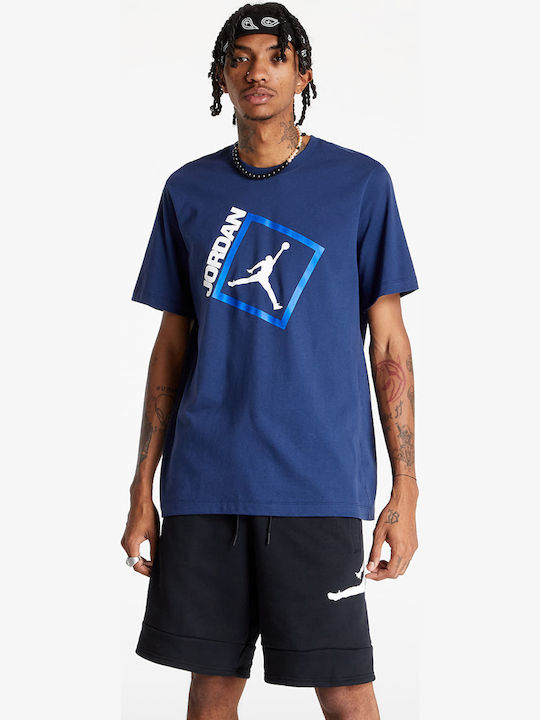 Jumpman Box T-shirt Midnight Navy / White