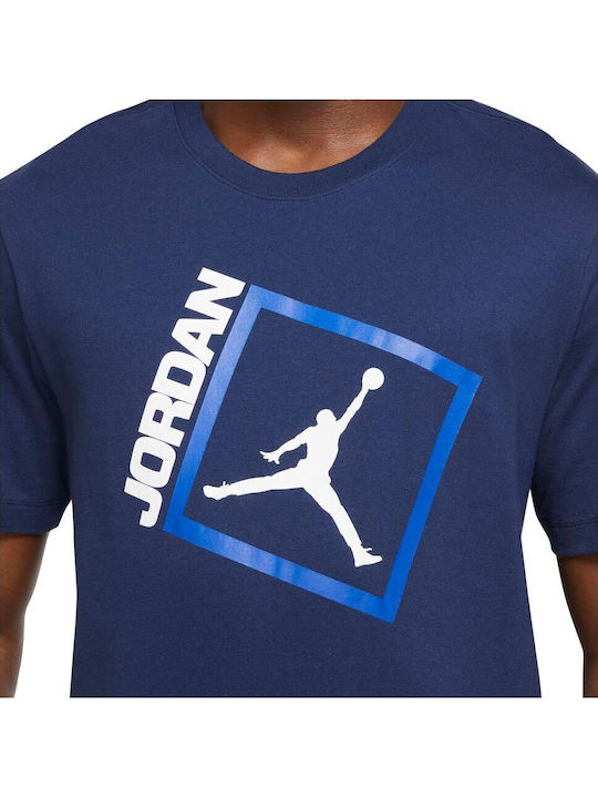 Jumpman Box T-shirt Midnight Navy / White