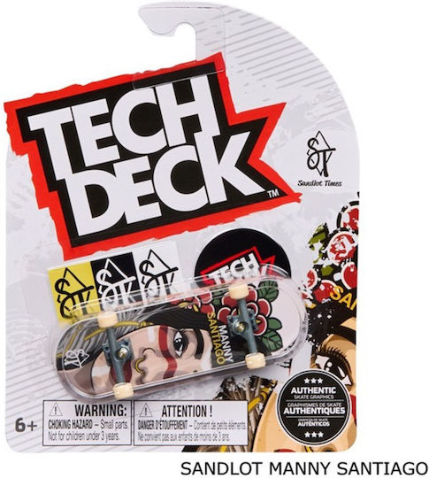 Techdeck Παιχνίδι Μινιατούρα TechDeck για 6+ Ετών (Διάφορα Σχέδια)