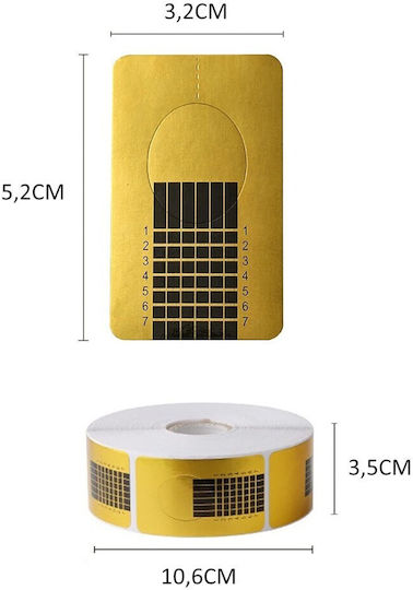 Форма За Удължаване Gold Architectural Nail Forms