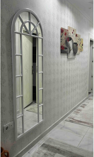 SteweHome STE-021125-V42227-129501 Καθρέπτης Ολόσωμος Τοξωτός Λευκός 175x75cm 15τμχ SteweHome STE-021125-V42227-129501 Καθρέπτης Ολόσωμος Τοξωτός Λευκός 175x75cm 15τμχ