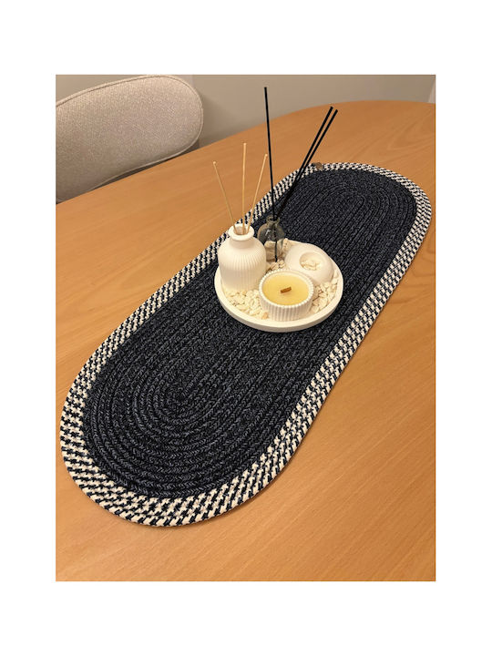 SteweHome Cotton Knitted Table Runner 30x80cm
