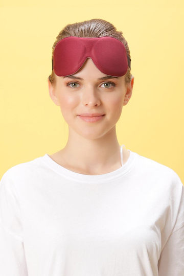 SteweHome Burgundy Sleep Mask
