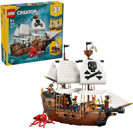 LEGO Creator Corabie Piraților pentru 9+ Ani 1074 Bucăți