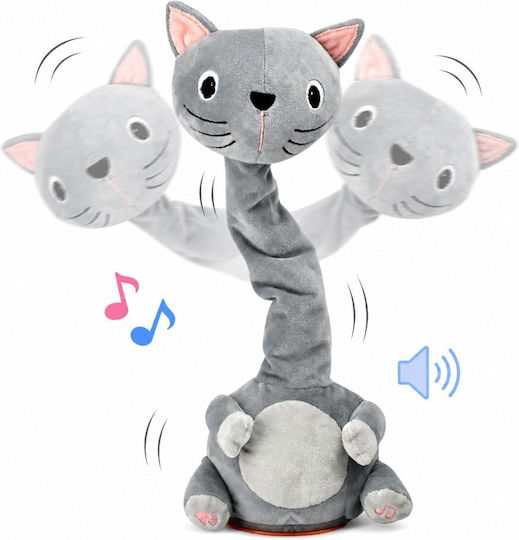 Lean Toys Plush Kitten with Motion & Sound