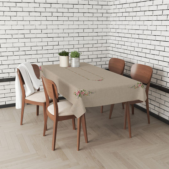 SteweHome Tischtuch mit Stickerei 150x220cm