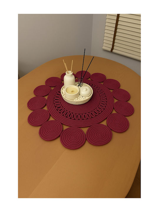 SteweHome Tablecloth Rotunda Jute Φ33cm
