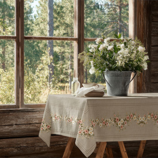 SteweHome Tischtuch Rosenrot 150x220cm