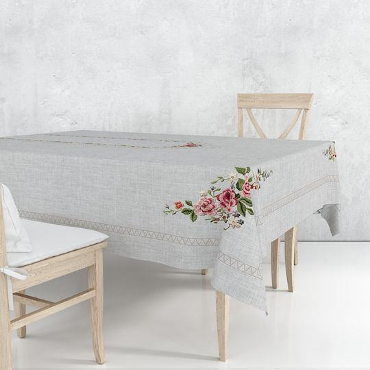 SteweHome Tischtuch mit Stickerei 150x220cm