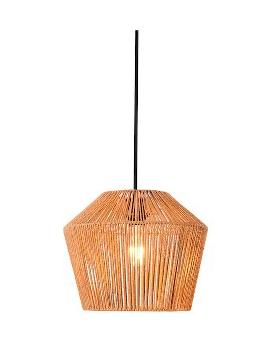 SteweHome Adjustable White Ceiling Light with Rope for E27 Socket 30x90x81cm