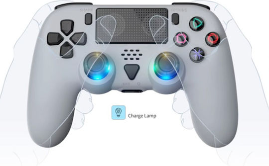 Kabelloser Gamepad für PS5 Grau