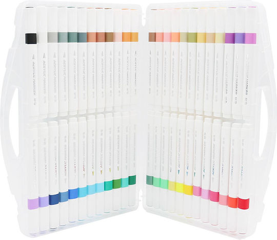 Acryl Marker Set Mit 48 Farben
