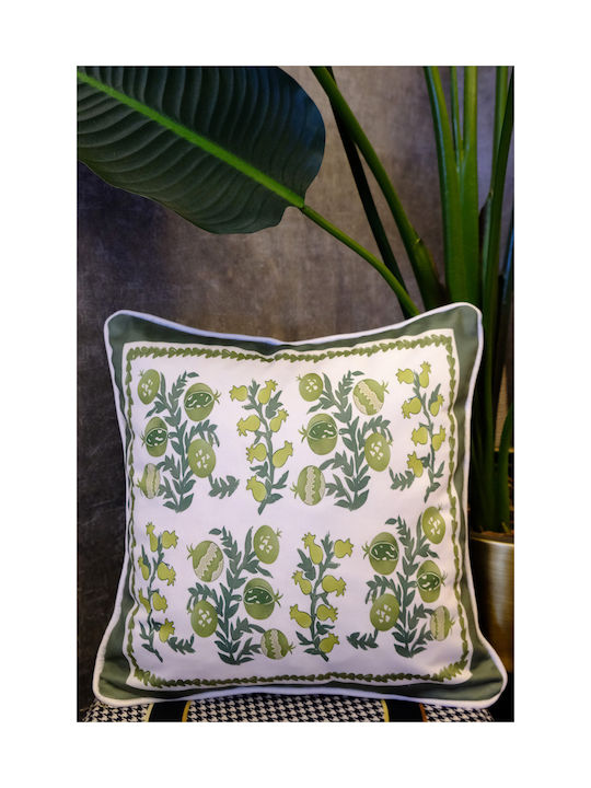 SteweHome Decorative Pillow Case Green 45x45cm